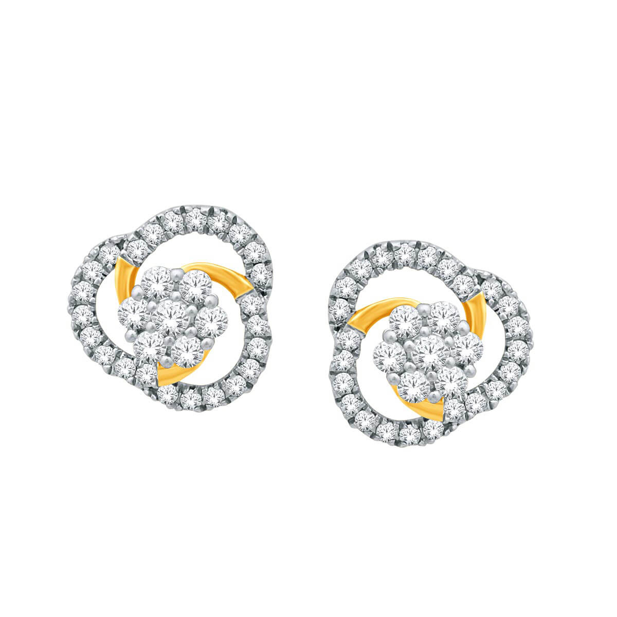 Spiral Elegance 18K Studs
