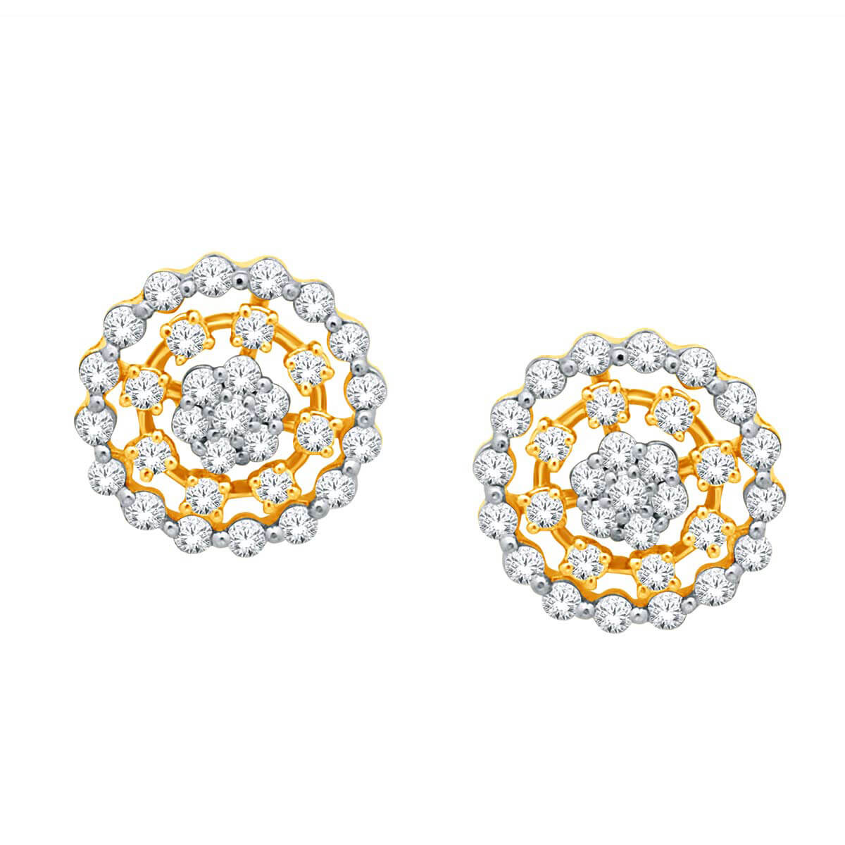Delightful Flora Charm Studs 18K