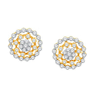Delightful Flora Charm Studs 18K