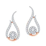Dazzling 18K Studs with Enchanted Glow