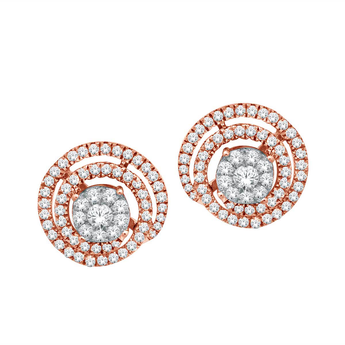 Forever Graceful 18K Spiral Studs
