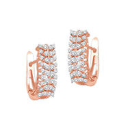 Gold Hoops with Intricate Craftsmanship