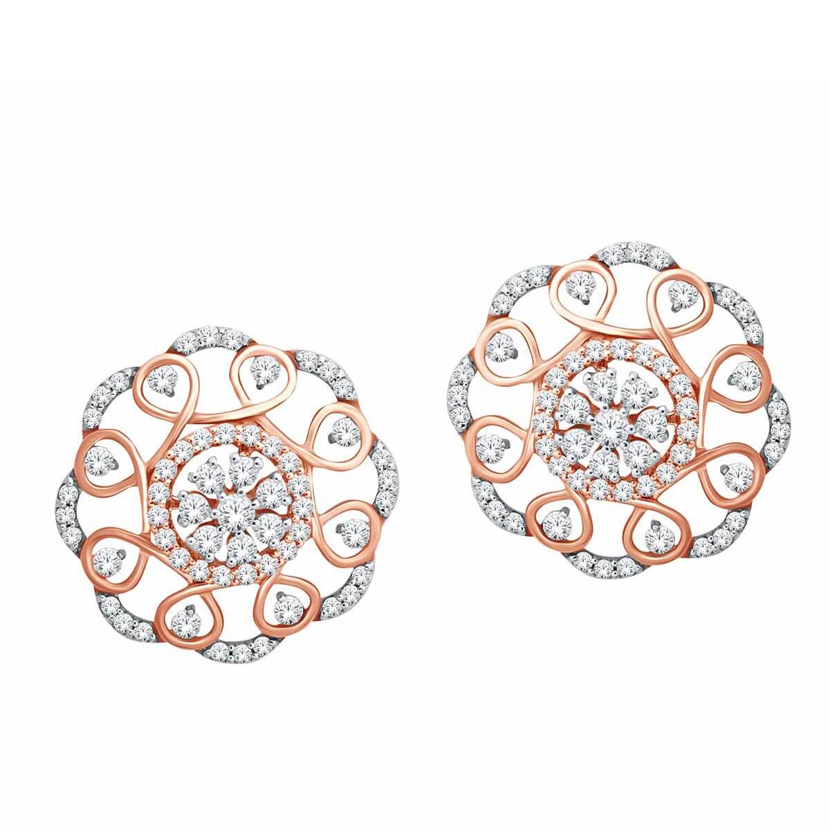 Chroma Radiance Flora Studs 18K