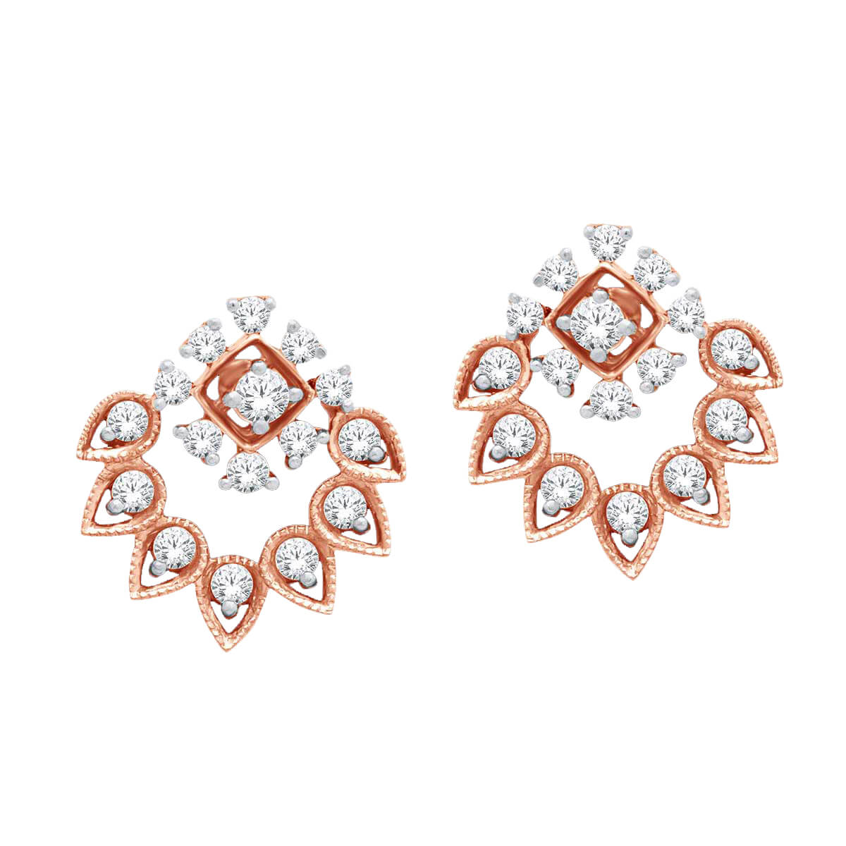 Paisley Harmony Elegance 18K Studs
