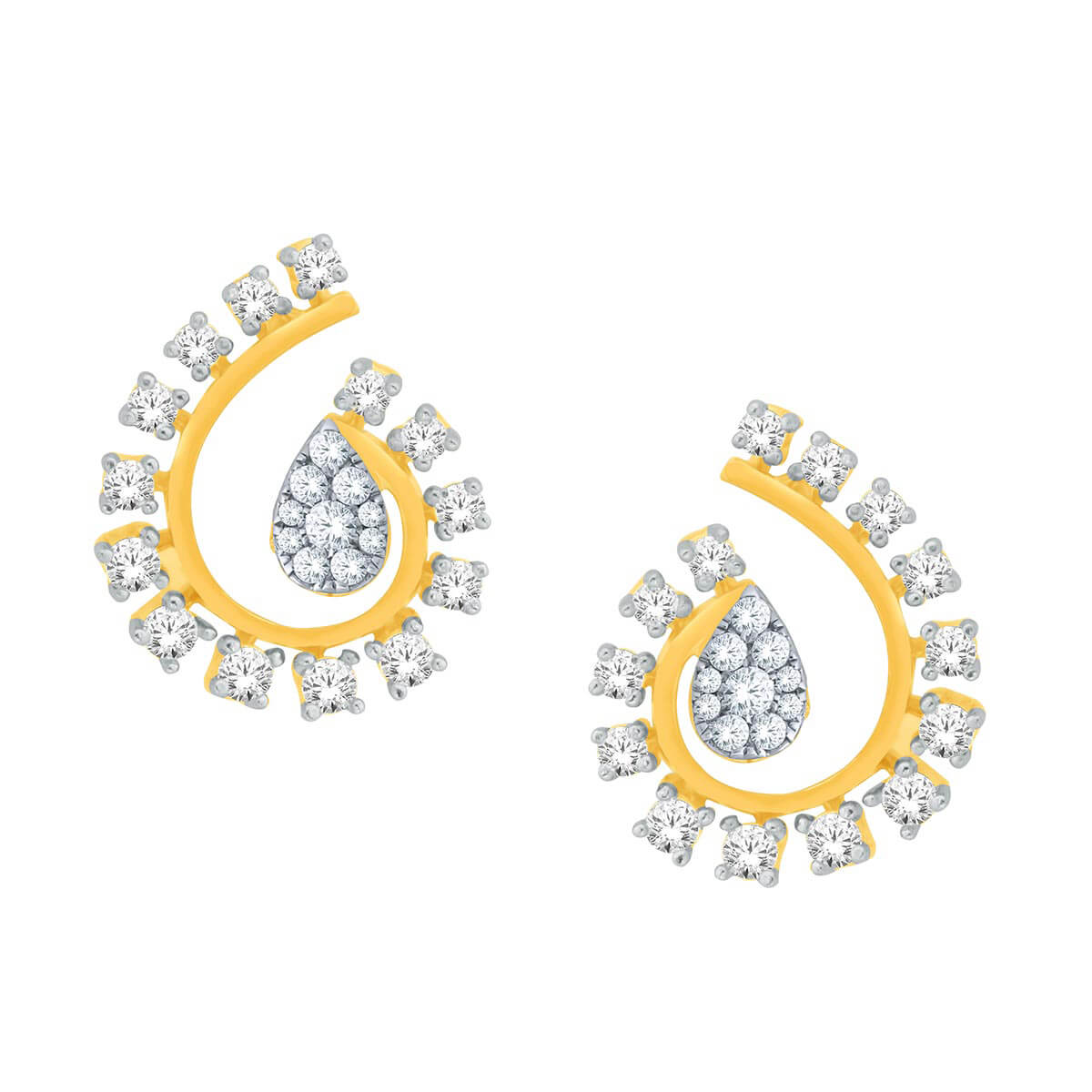 Beautiful Gracious 18K Diamond Studs