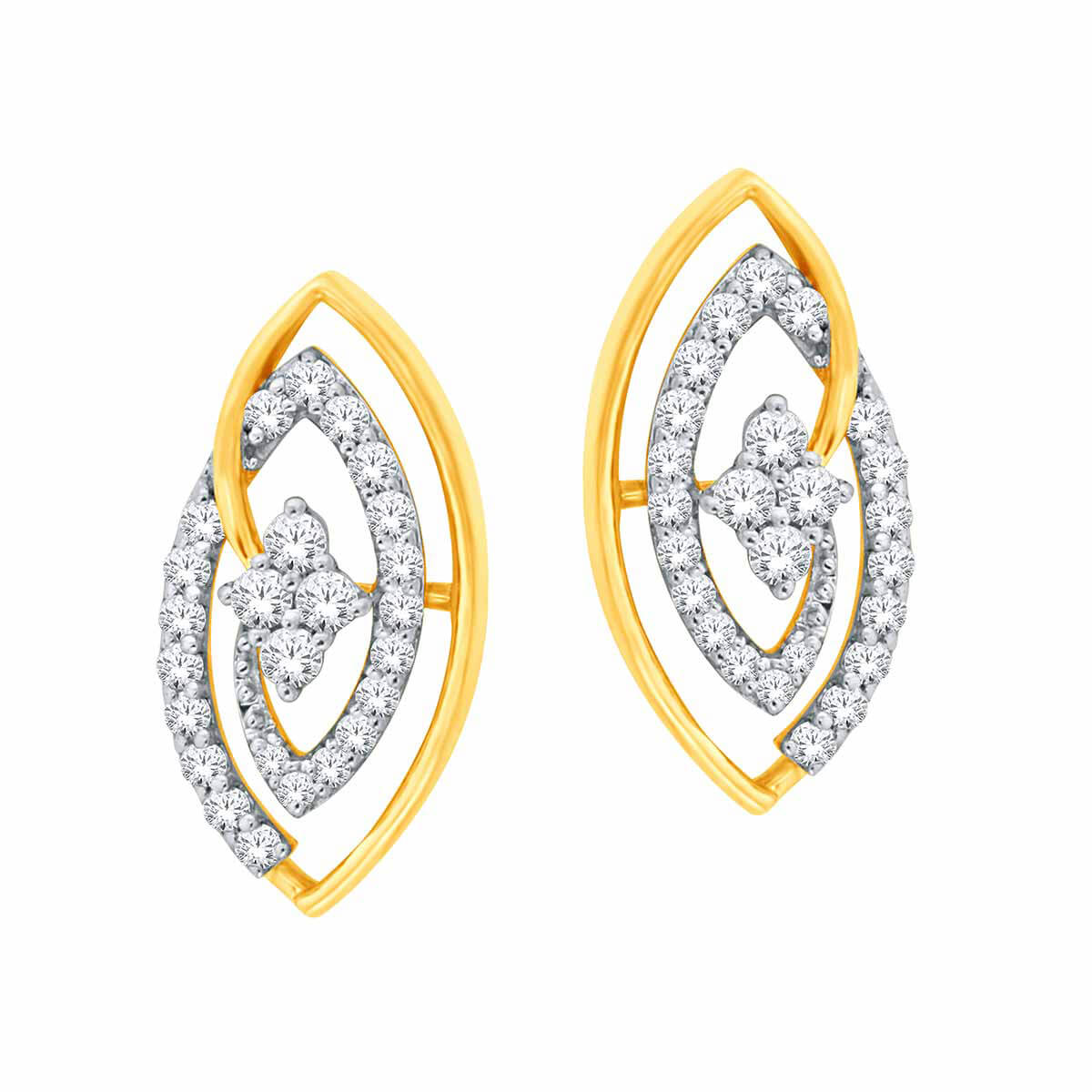 Sophisticated 18K Studs for a Modern Touch