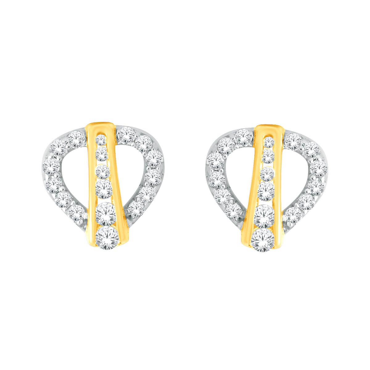 Delicate Artistry 18K Studs for Minimalistic Touch