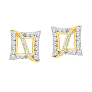 Elegant Diamond Square Stud Earrings for Stunning Look