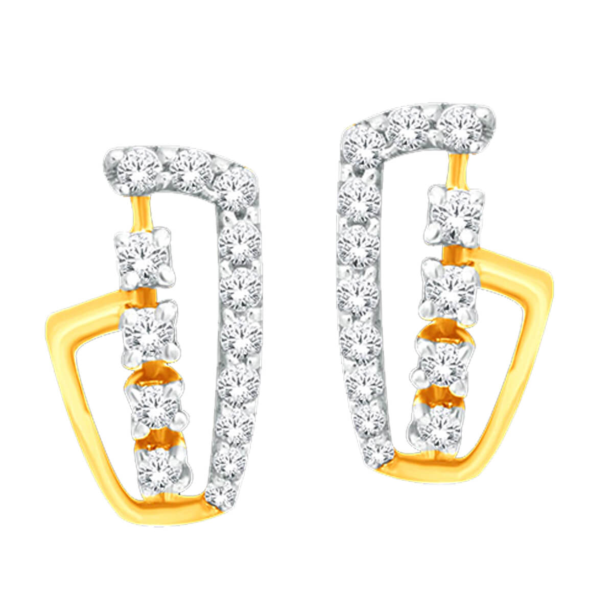 Luxurious Delicacy 18K Gold Stud Earrings