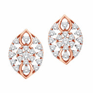Dazzling Stones 18K Stud Earrings