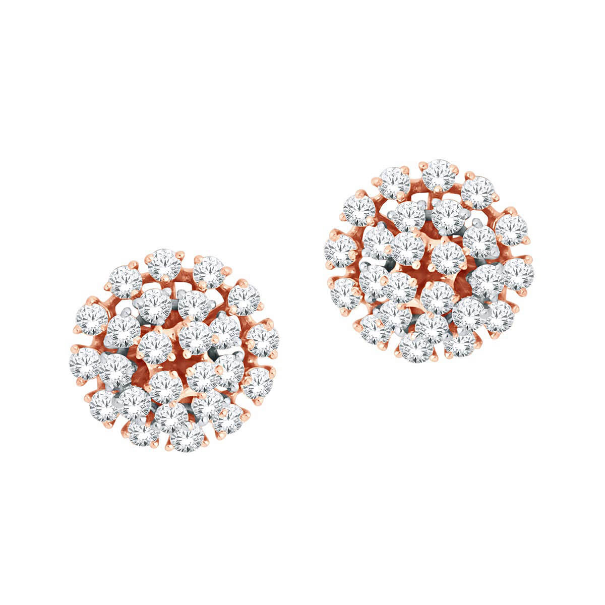 Full Blossom 18K Dazzling Studs