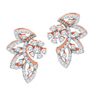 Peacock Elegance 18K Diamond Studs