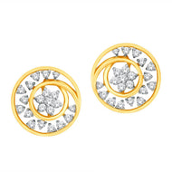 Starlit Charm 18K Gold Studs