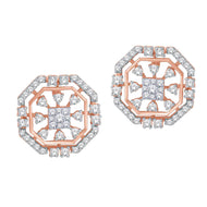 Radiant Sunshine Floret Design Studs 18K