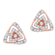 Marvelous Trigonal Studs 18K