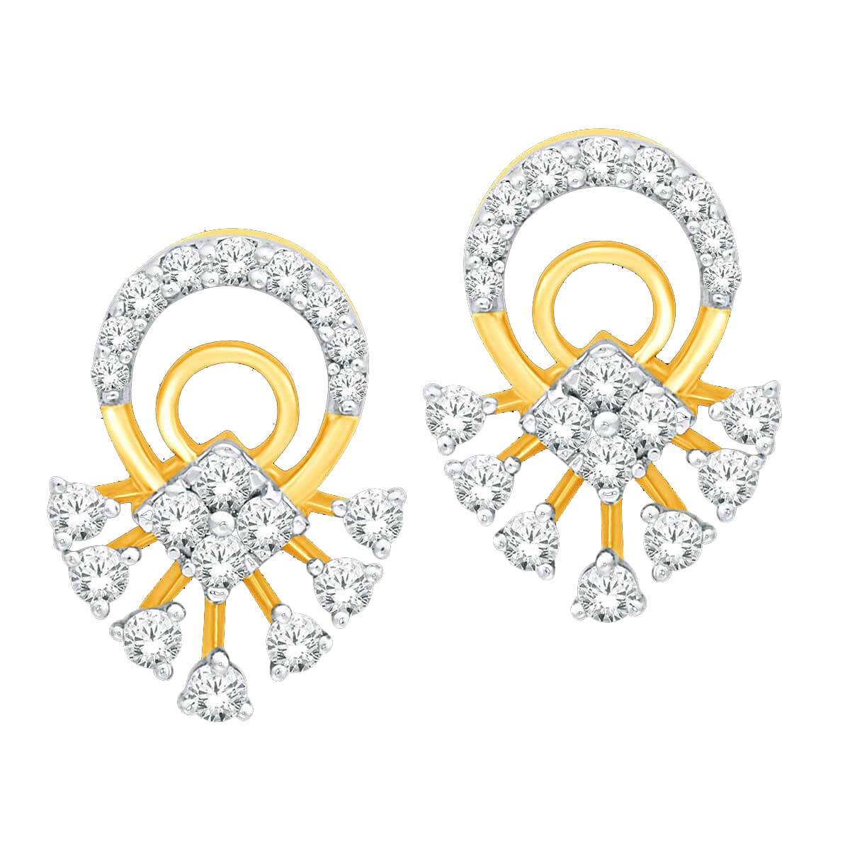 Exquisite Gorgeous 18K Diamond Studs