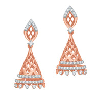 Petite Conincal Charm Diamond Danglers