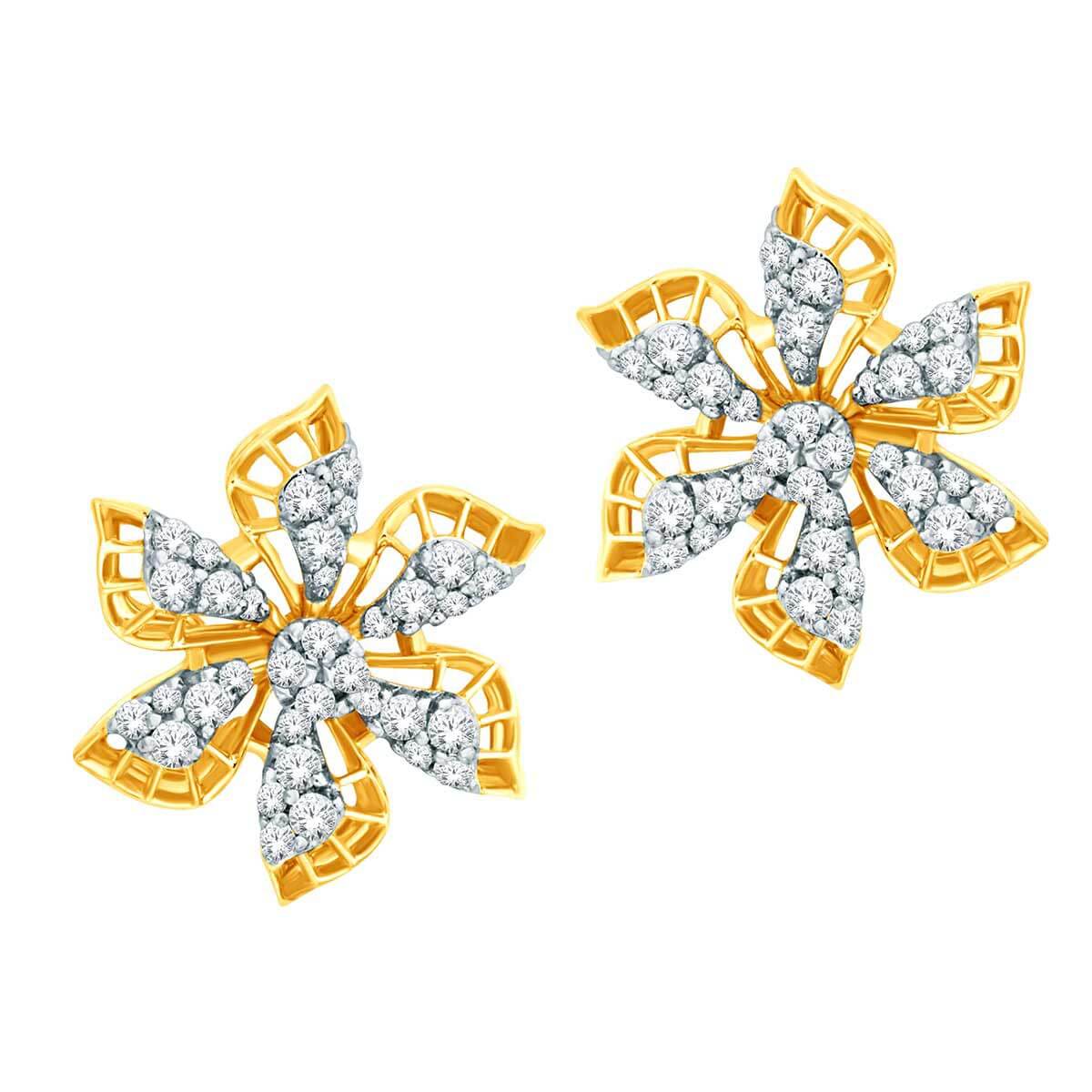 Blooming Elegance Diamond Earrings