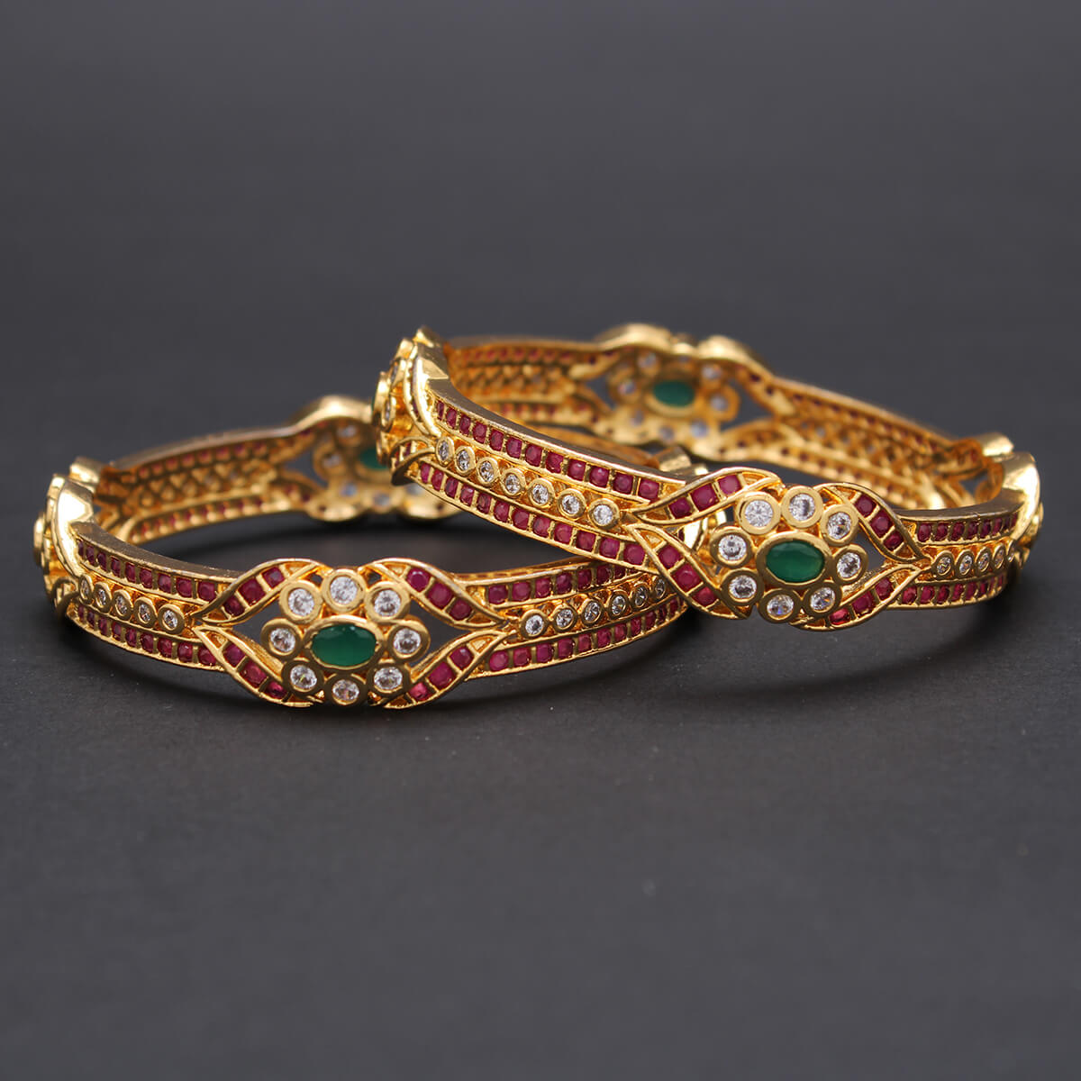 Enriched Gold Bangle