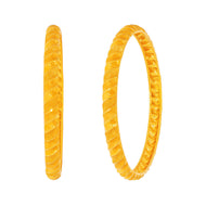 Gleaming Aura Gold Bangle