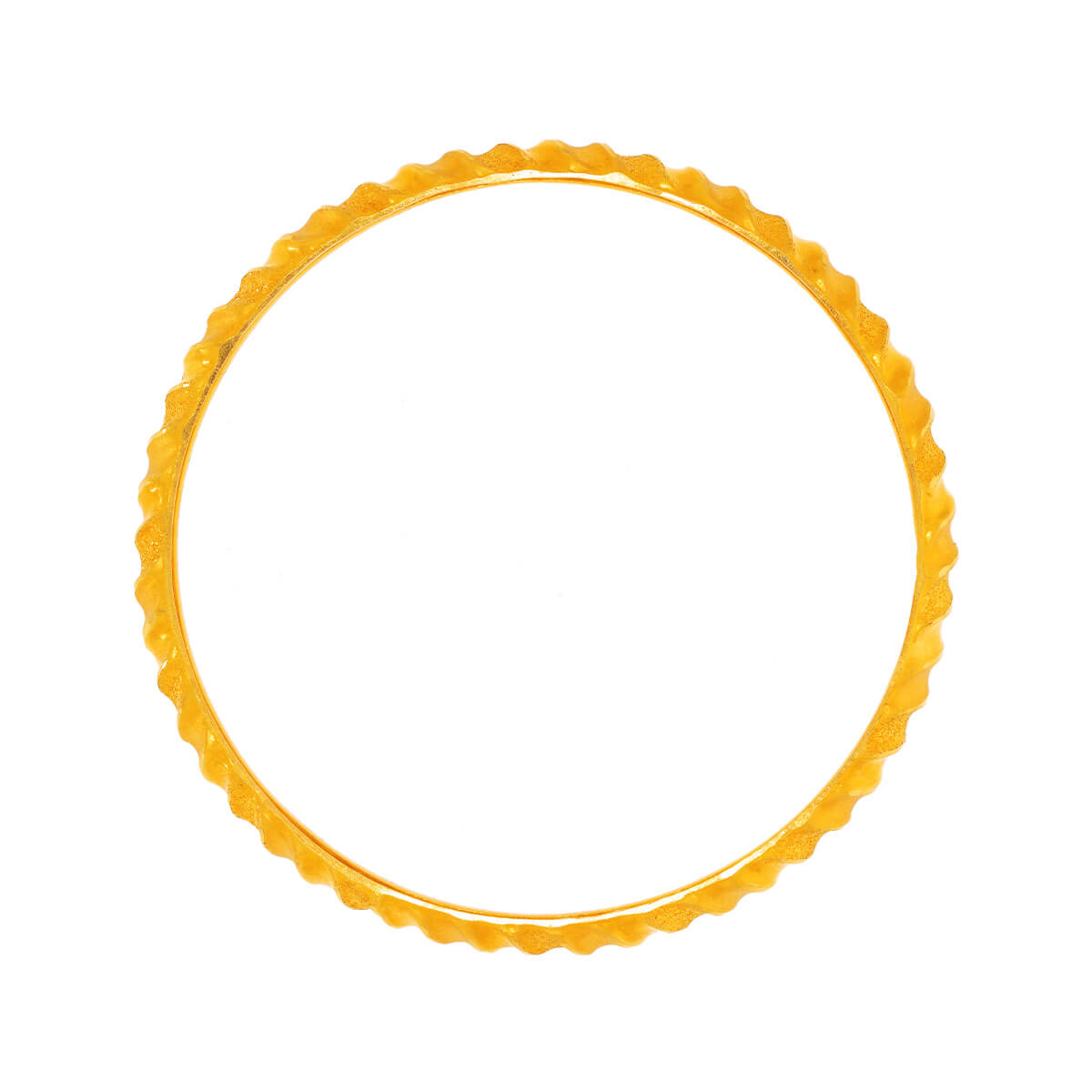 Gleaming Aura Gold Bangle