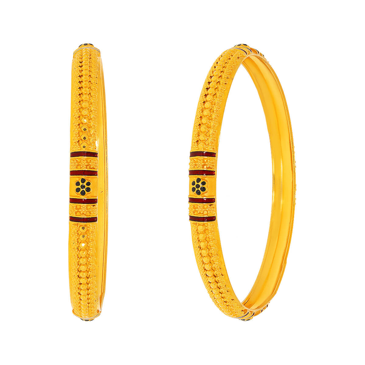 Classic Flair Sleek Gold Bangle