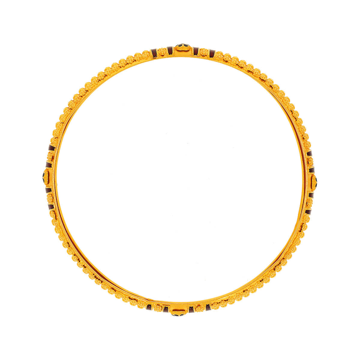 Classic Flair Sleek Gold Bangle