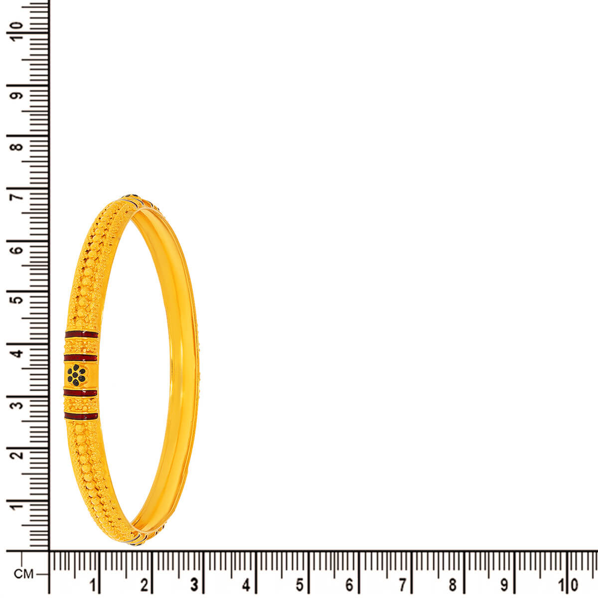 Classic Flair Sleek Gold Bangle