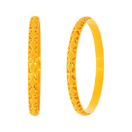 Sophisticated Glow Gold Bangle
