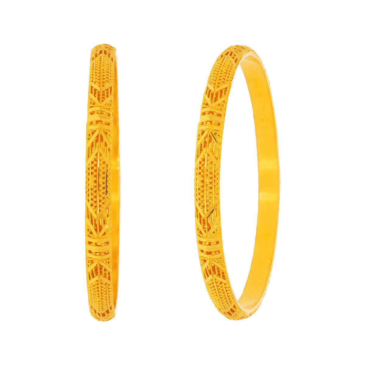 Delicate Elegance Gold Bangle