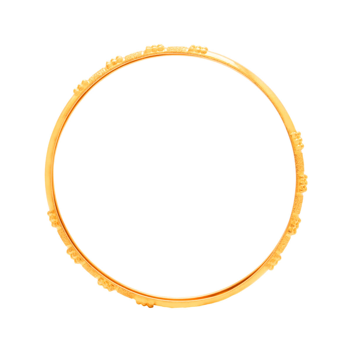 Polished Elegance Gold Bangle