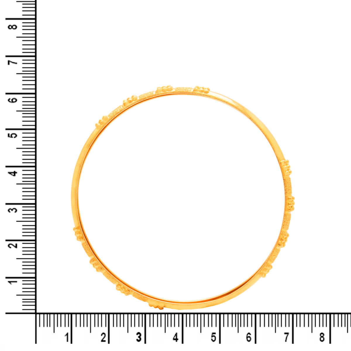 Polished Elegance Gold Bangle