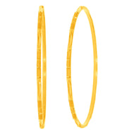 Gleaming Sleek Gold Bangle