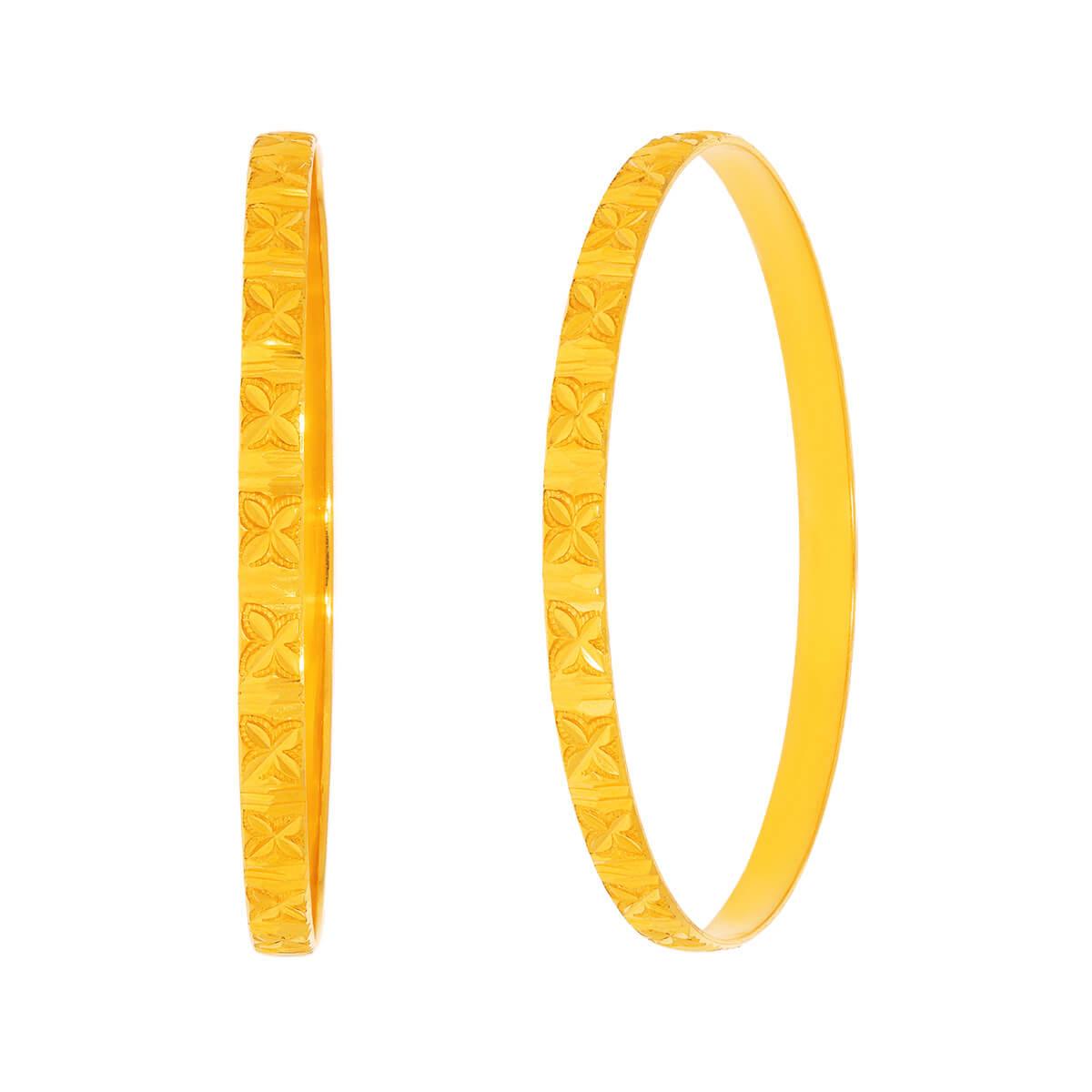 Simply Elegant Gold Bangle