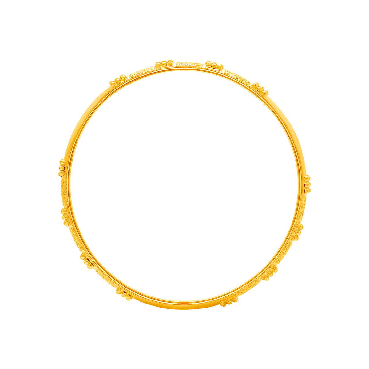 Poised Glow Gold Bangle