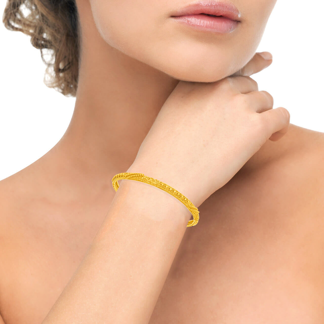 Glorious Glow Gold Bangle