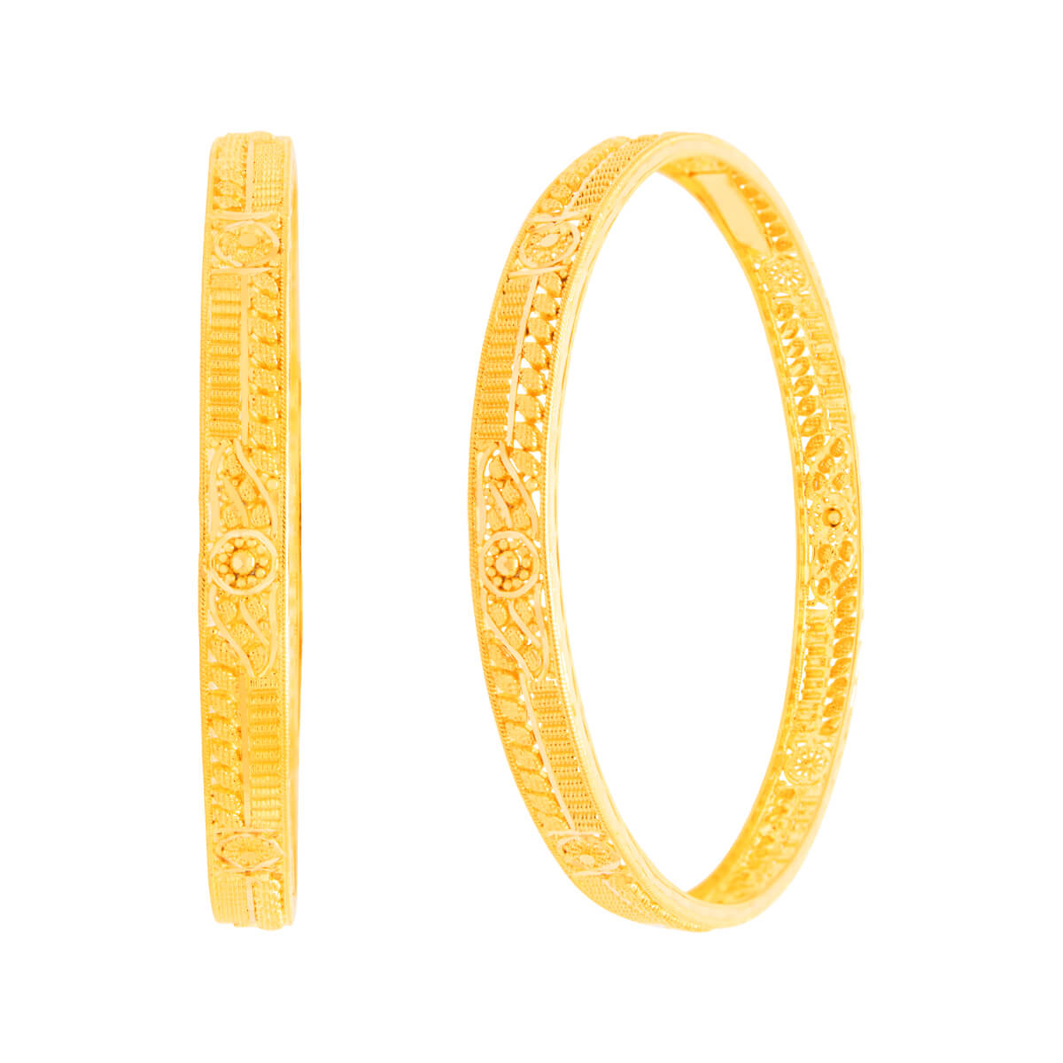 Captivating Grace Gold Bangle