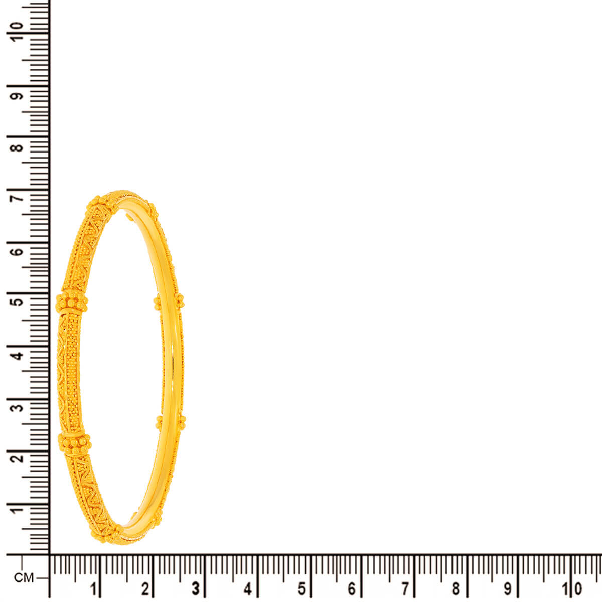 Contemporary Gleam Gold Bangle