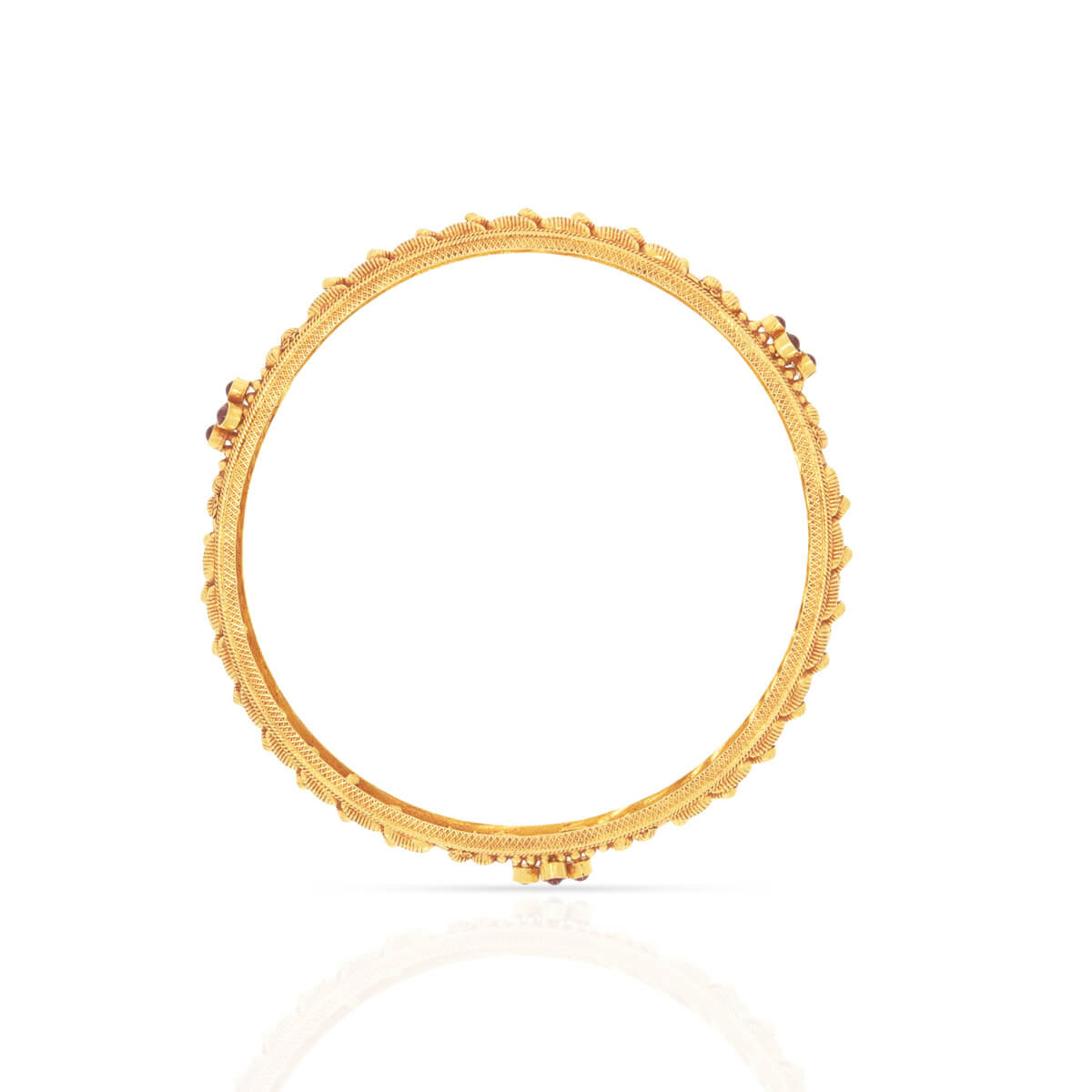 Royal Charm Gold Bangle