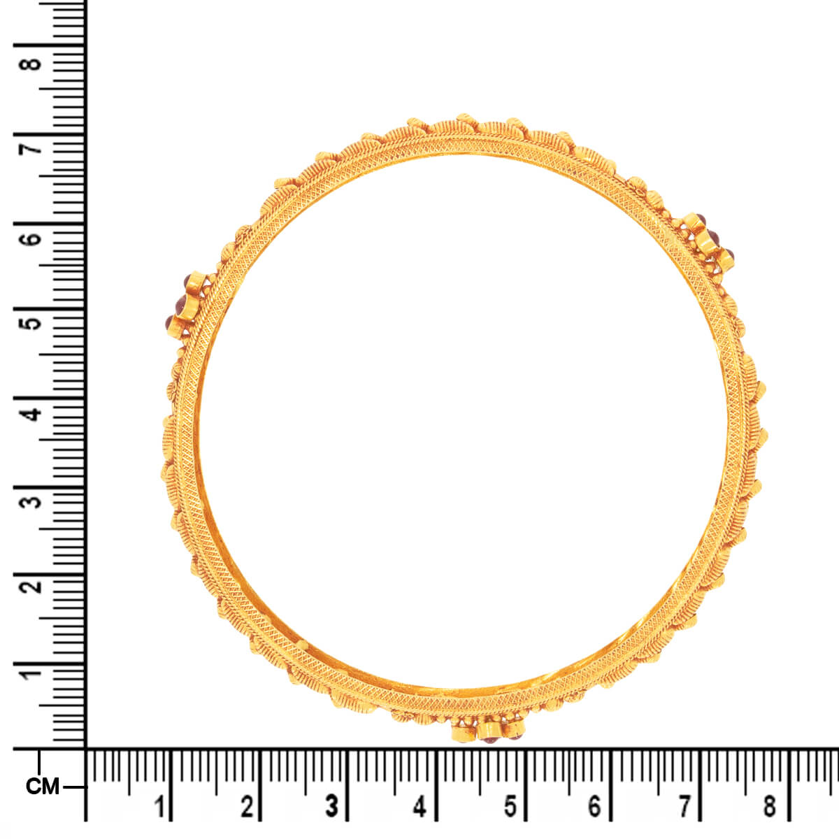 Royal Charm Gold Bangle