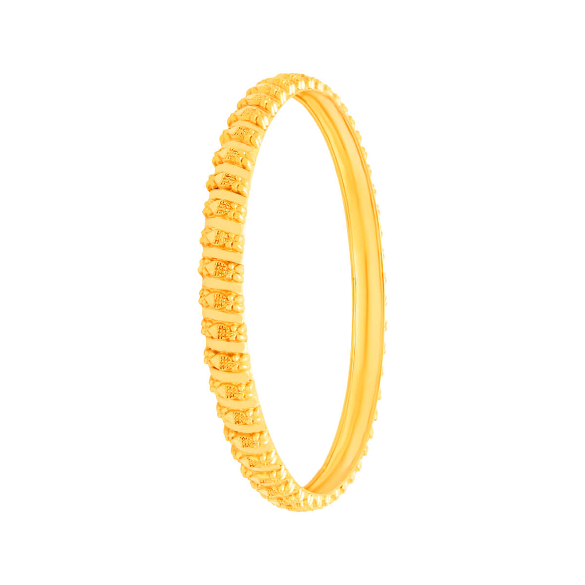 Alluring Gleam Gold Bangle