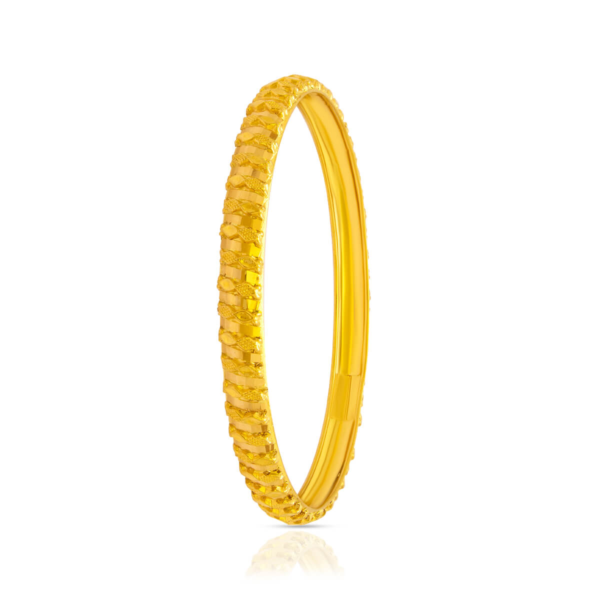 Lustrous Glow Gold Bangle