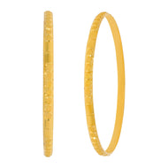 Gracile Gleam Gold Bangle