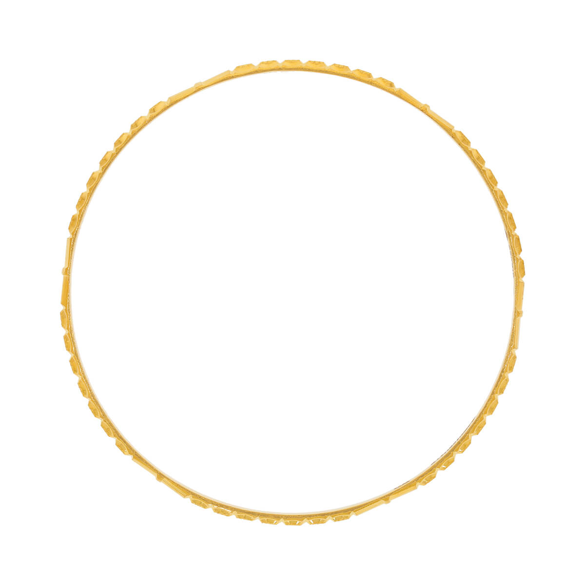 Gracile Gleam Gold Bangle