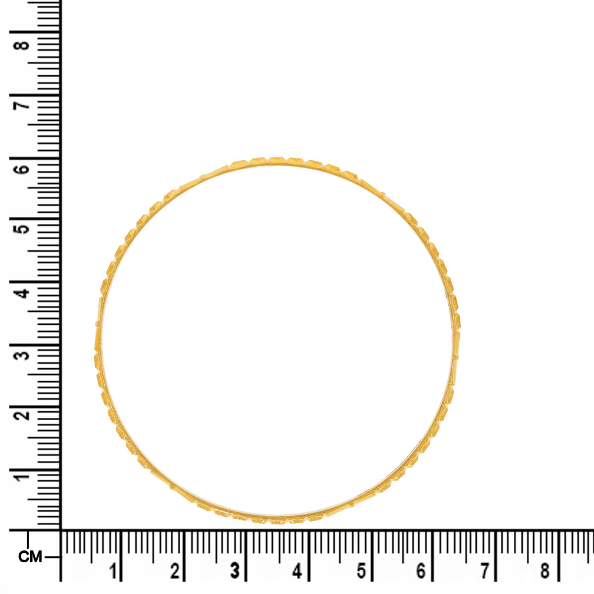 Gracile Gleam Gold Bangle