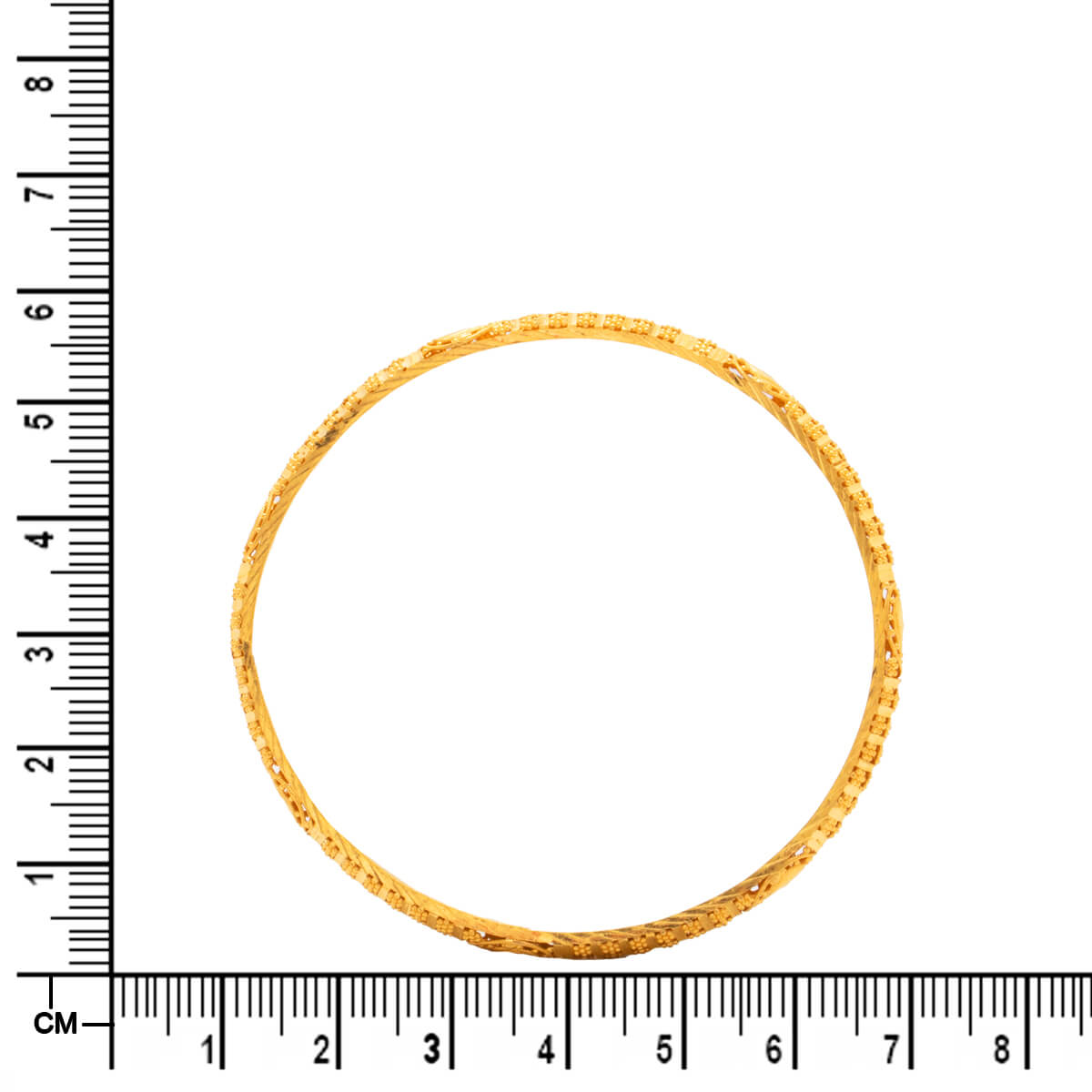 Majestic Gleam Gold Bangle