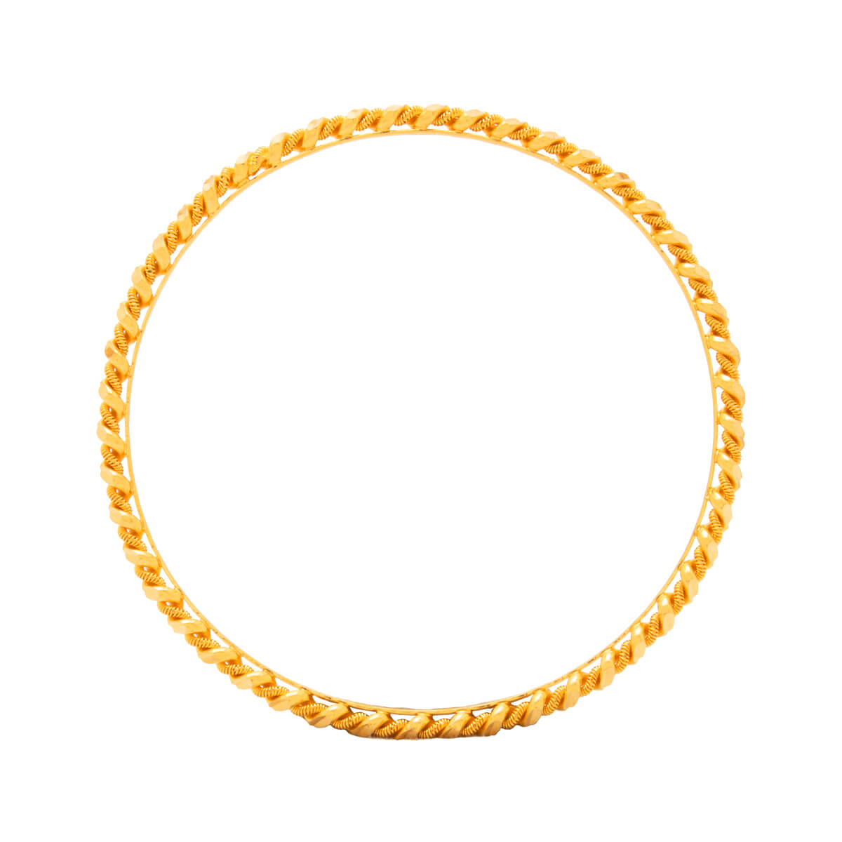 Cheerful Chic Gold Bangle