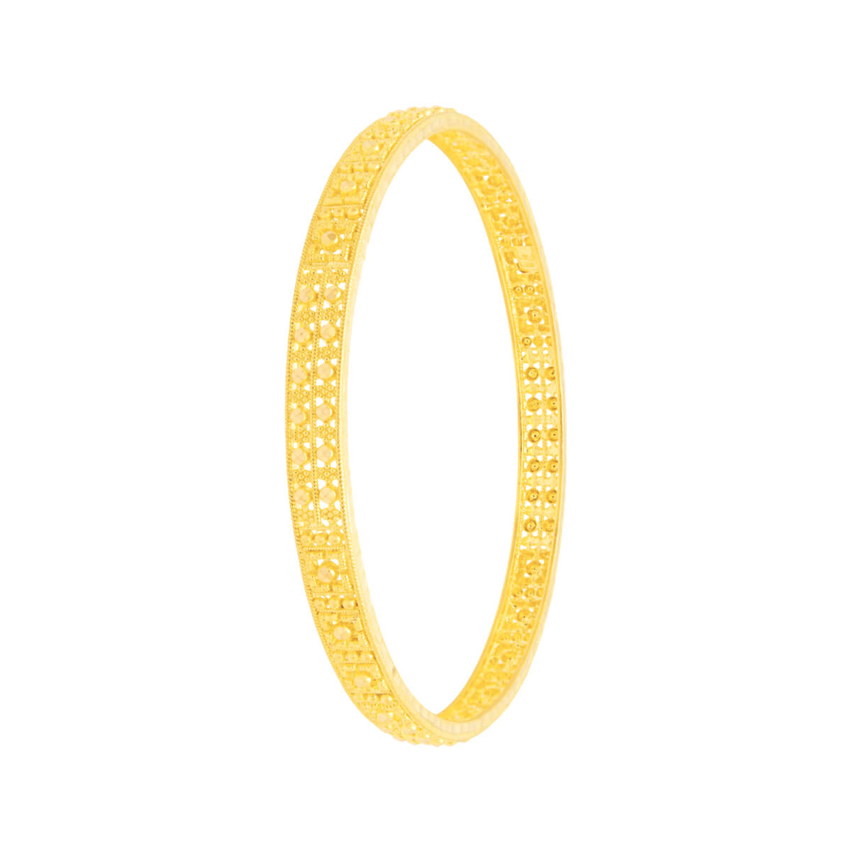 Luminous Grace Gold Bangle