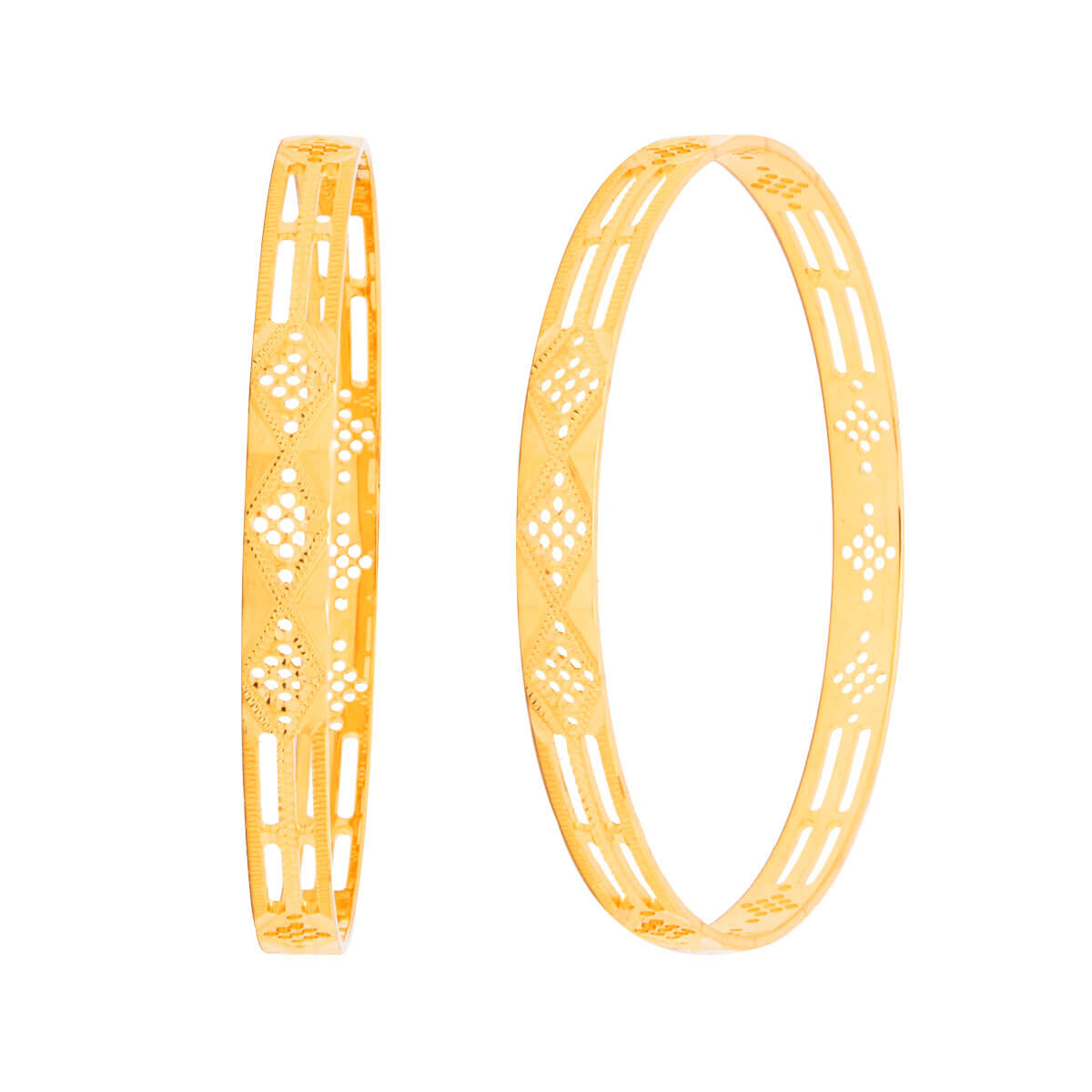 Simple Charm Gold Bangle