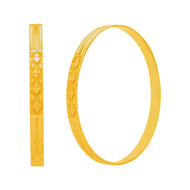 Gracile Charm Gold Bangle